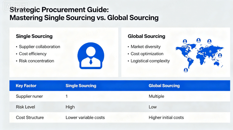 Strategic Procurement Guide: Mastering Single Sourcing vs. Global ...