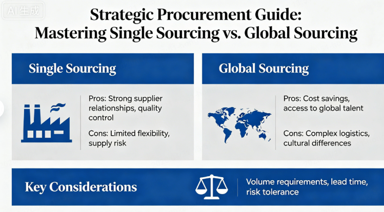 Strategic Procurement Guide: Mastering Single Sourcing vs. Global ...