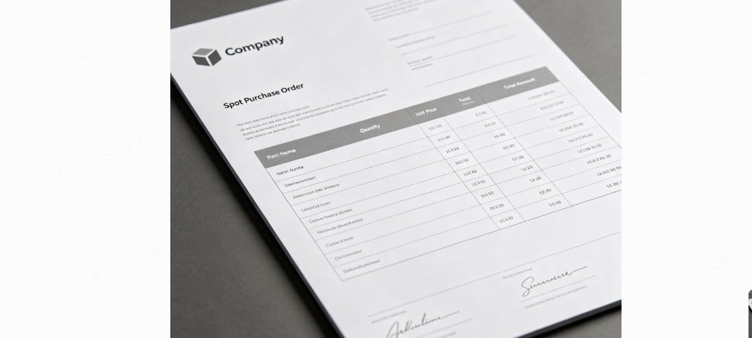 spot purchase order